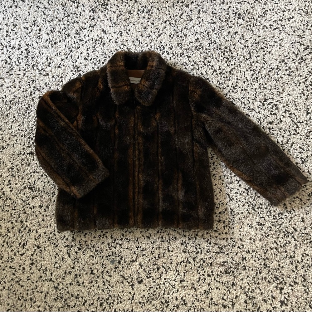 Vintage Annalese Faux Fur Coat.